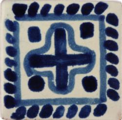 San Pedro - Mexican Talavera Handcrafted Deco 1 Tile