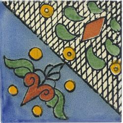 Merida  - Ceramic Handcrafted Mexican Talavera Tile Decorative