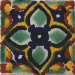 Amelia - Mexican Talavera Deco 2 Tile