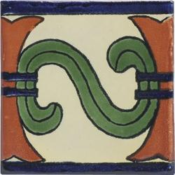 Maya - Ceramic Handcrafted Tile Mexican Border