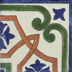 Mar�a Luisa - Ceramic Hand Painted Mexican Border Tile