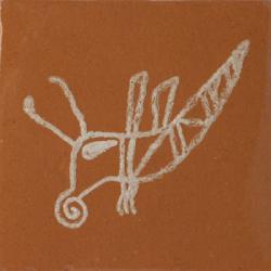 Terra Cotta Insect - Handcrafted Mexican Talavera Southwest Tile