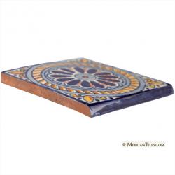 4x4 Columna SBN - Mexican Talavera Trims & Moldings Tile