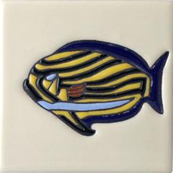 Fish 2 - Handcrafted Ceramic Baja Mexican Tile