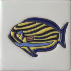 Fish 3 - Baja Ceramic Handpainted Mexican Tile