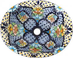 Montebello - Talavera Oval Drop-in Mexican Sink