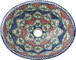 Espada�a - Mexican Talavera Oval Drop- in Sink