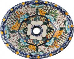 Copala - Mexican Talavera Oval Drop-in Sinks