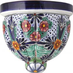 Model 2 - Mexican Talavera Ceramic Wall Planter 