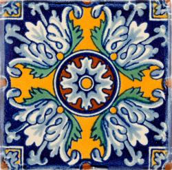 Romanesco Flower - Terra Nova Hacienda Handcrafted Ceramic Tile