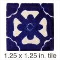 Blue Carmen - Handcrafted Talavera Mexican 1x1 Tiles