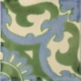 Green Capri - Ceramic Hand painted Mexican Talavera Tile