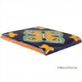 4x4 Corazon SBN - Mexican Talavera Trims & Moldings Tile