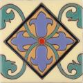 Almeria 2 - Malibu Ceramic Border Handcrafted Tile