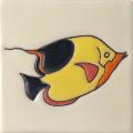 Butterfly Fish 2 - Baja Ceramic Handpainted Mexican Tile