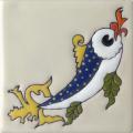 Koi Fish 2 - Mexican Baja Ceramic Tile