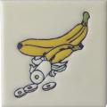 Bananas - Mexican Handcrafted Ceramic Baja Tile
