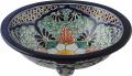 Ceramic Hand painted Mexican Talavera Sink - Evisa