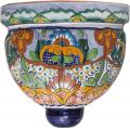 Model 24 - Mexican Talavera Ceramic Wall Planter