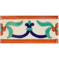 Flor de Liz - Highfired Terra Nova Ceramic Tile