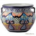Large Planter 7 - Handpainted Ceramic Talavera Mexican Planters