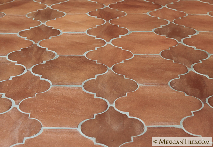Mexican Tile - 8⅜ x 10⅝ Tierra Floor Tile - Arabesque 2