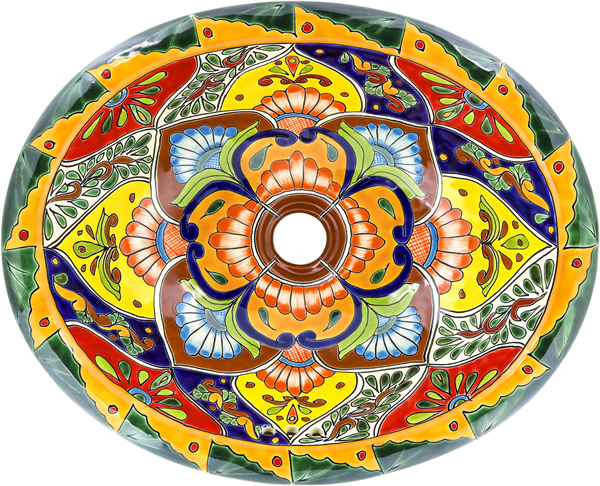 Mexican Tile Talavera Sinks And Copper Sinks For Kitchen