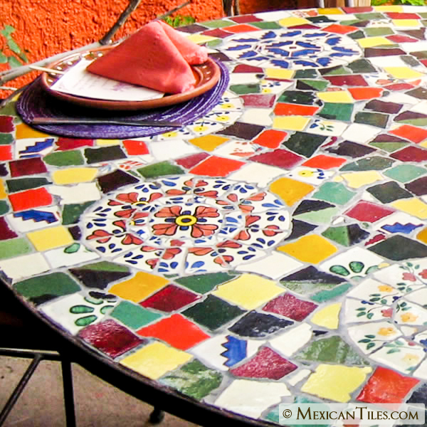 Mexican Tile - Broken Mexican Talavera Tiles - Decorative