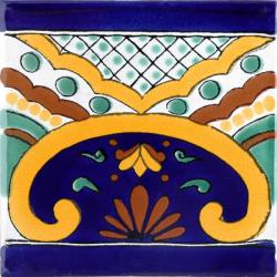 Puebla Border - Handmade Terra Nova Ceramic Tile
