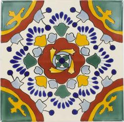 Mexican Tile - 8¼ x 8¼ Valle Sevilla Floor Tile