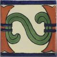 Maya - Ceramic Handcrafted Tile Mexican Border