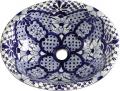 Vila Nova - Mexican Talavera Oval Drop- in Sink