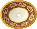 Mexican Talavera Sink - Terra Cotta Circo