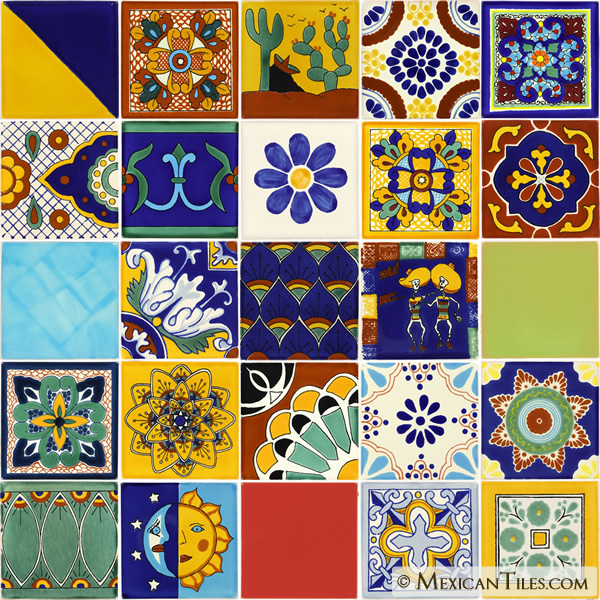 Decorative Talavera Mexican Tile, Mexican Ceramic Tile